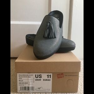 BRAND NEW: Houndstooth FitFlop SUPERSKATE Slip-Ons